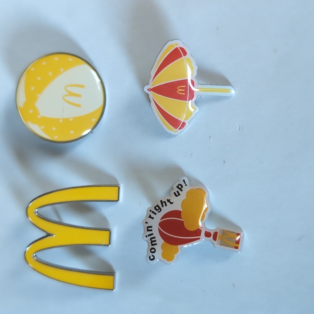 McDonald's lapel pins. Great condition